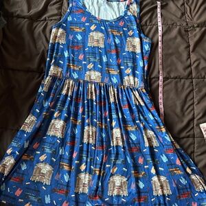 Ambrie Main Street USA skater dress large